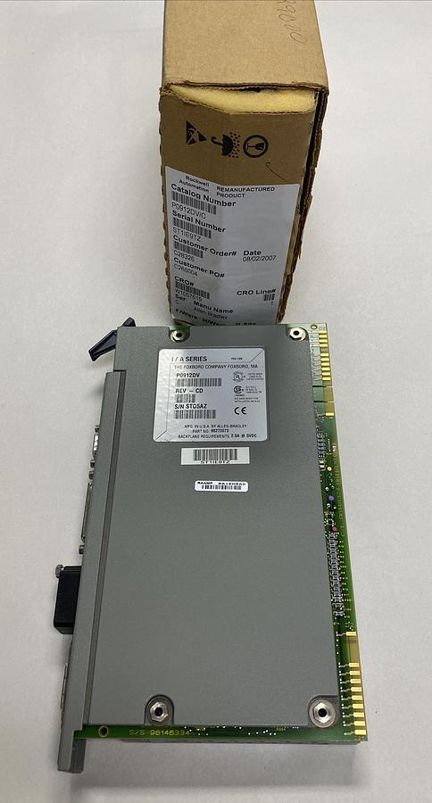 Used ALLEN BRADLEY,P0912DV,SER C CPU PROCESSOR MODULE REFURBISHED