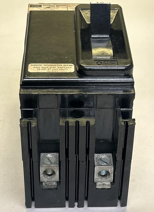 Used FPE,NE221015,CIRCUIT BREAKER 15A 240V 2P