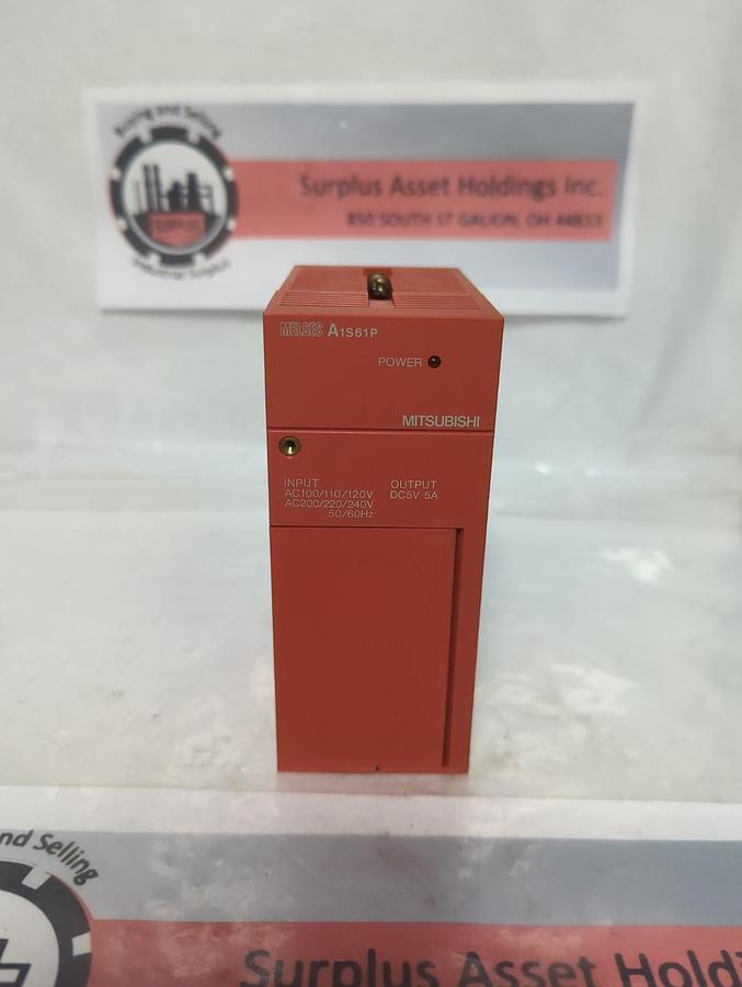 Used MITSUBISHI,A1S61P,POWER SUPPLY UNIT PRE-OWNED