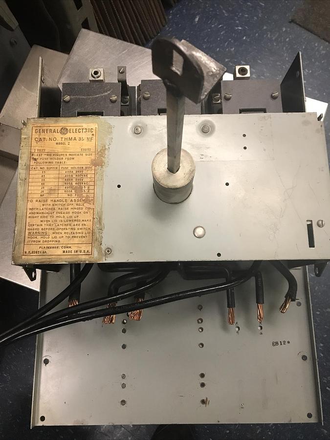 Used GE General Electric,THMA-35-NF,Disconnect Switch