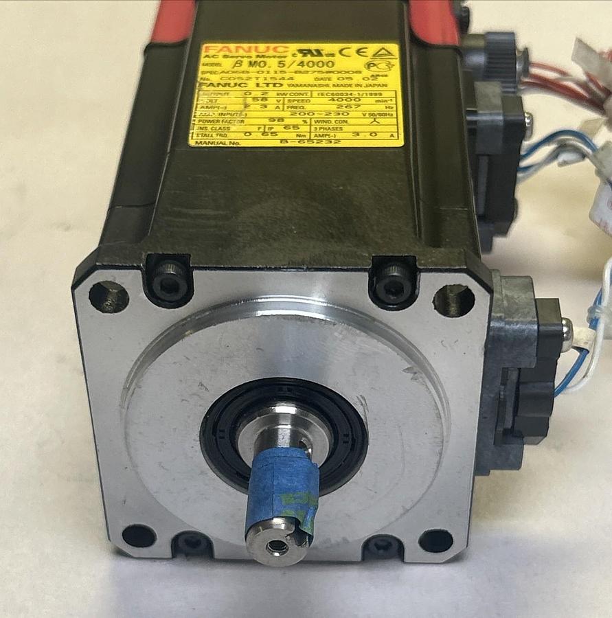 Used FANUC,A06B-0115-B275#0008,AC SERVO MOTOR 4000RPM