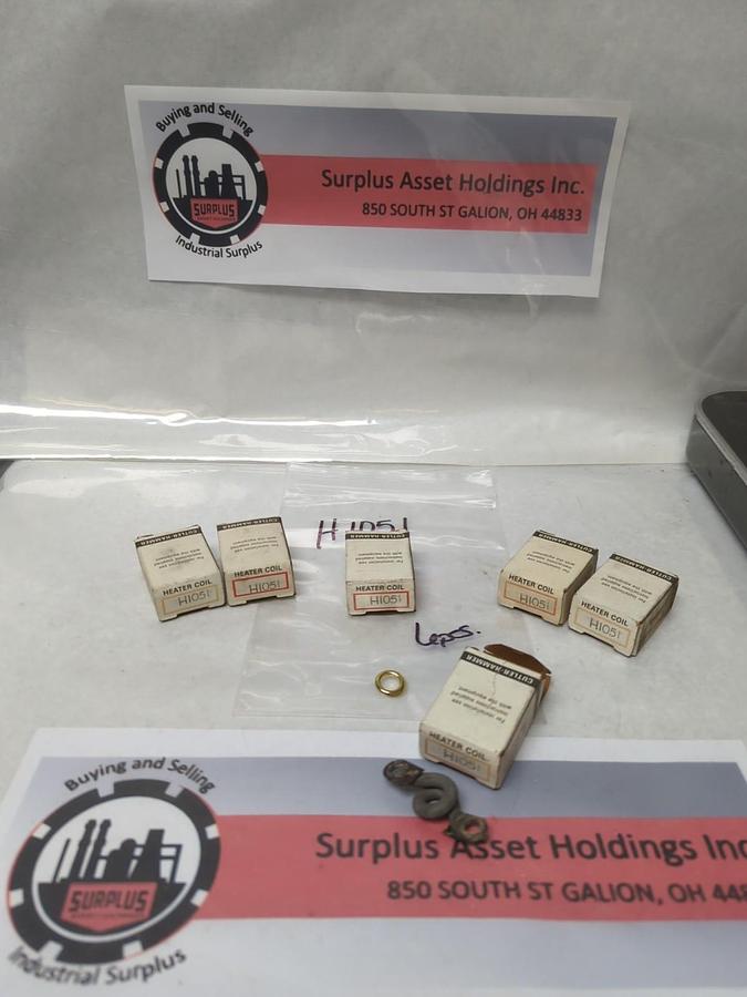 CUTLER-HAMMER,H1051,OVERLOAD HEATER ELEMENT LOT OF 6 NOS