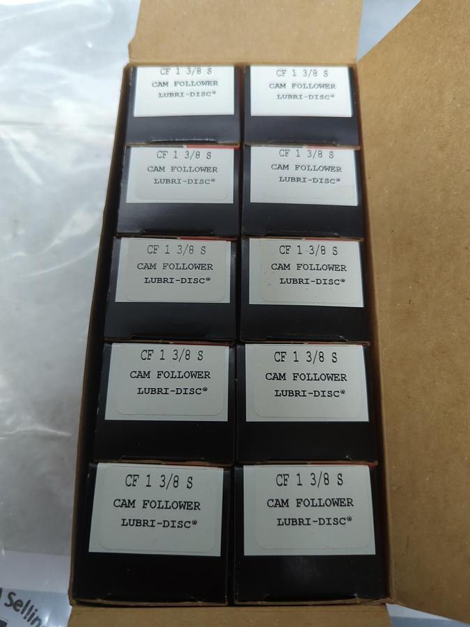 MCGILL,CF 1-3/8S,CAM FOLLOWER 1-3/8 INCH PACK OF 10 NOS