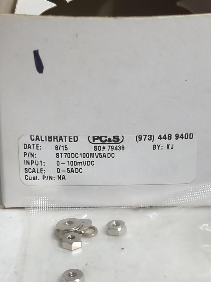 PC.S,ST70DC100MVU5ADC,PRESSURE GAUGE 0-+5 DC AMPERES NOS