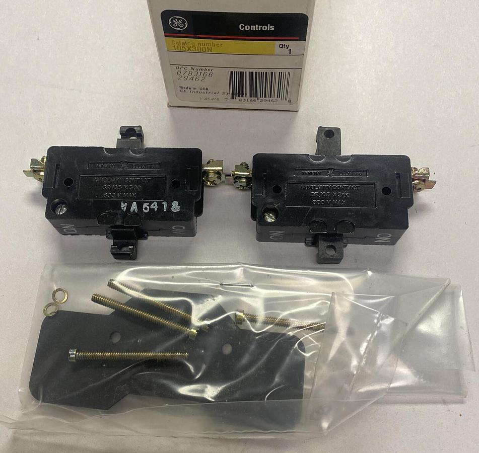 GENERAL ELECTRIC,105X300N,AUXILLARY CONTACT KIT NOS