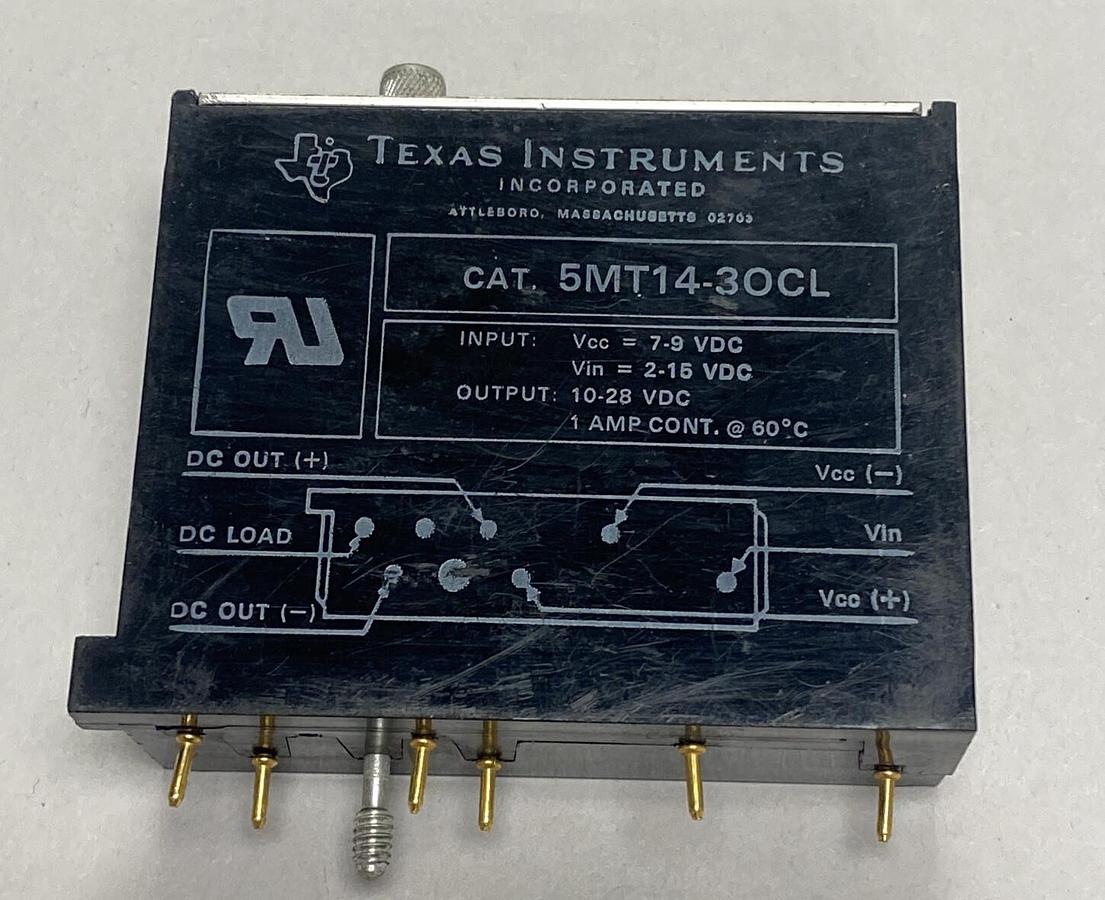 Texas Instruments,5MT14-30CL,Output Module 10-28VDC NOS