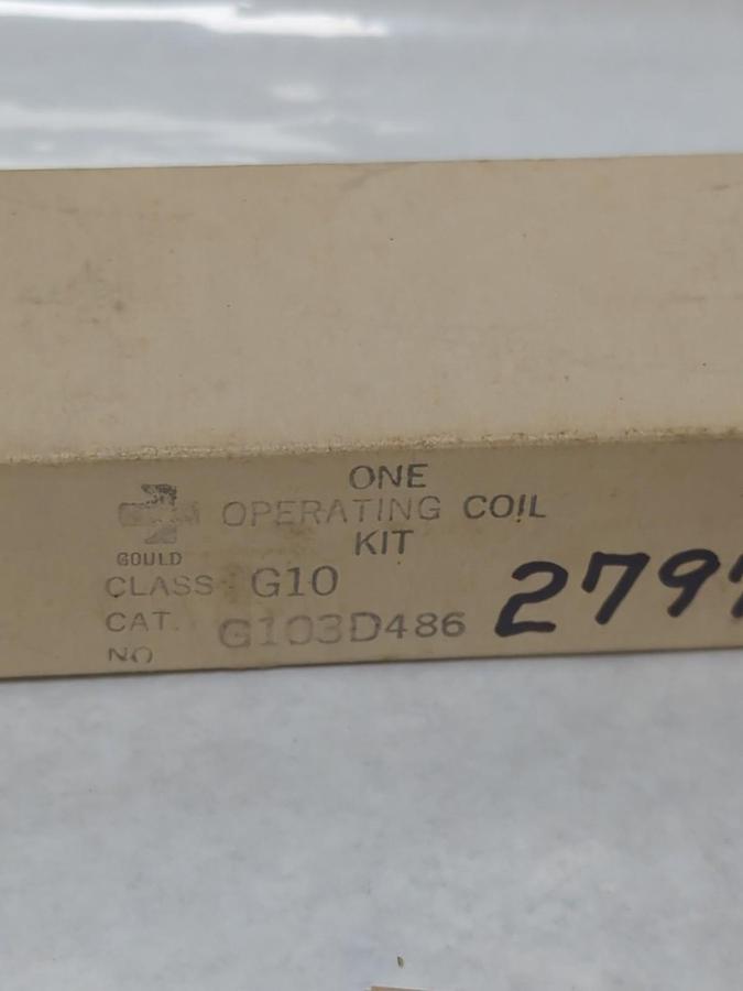 GOULD,G103D486,OPERATING COIL KIT CLASS G10 NOS