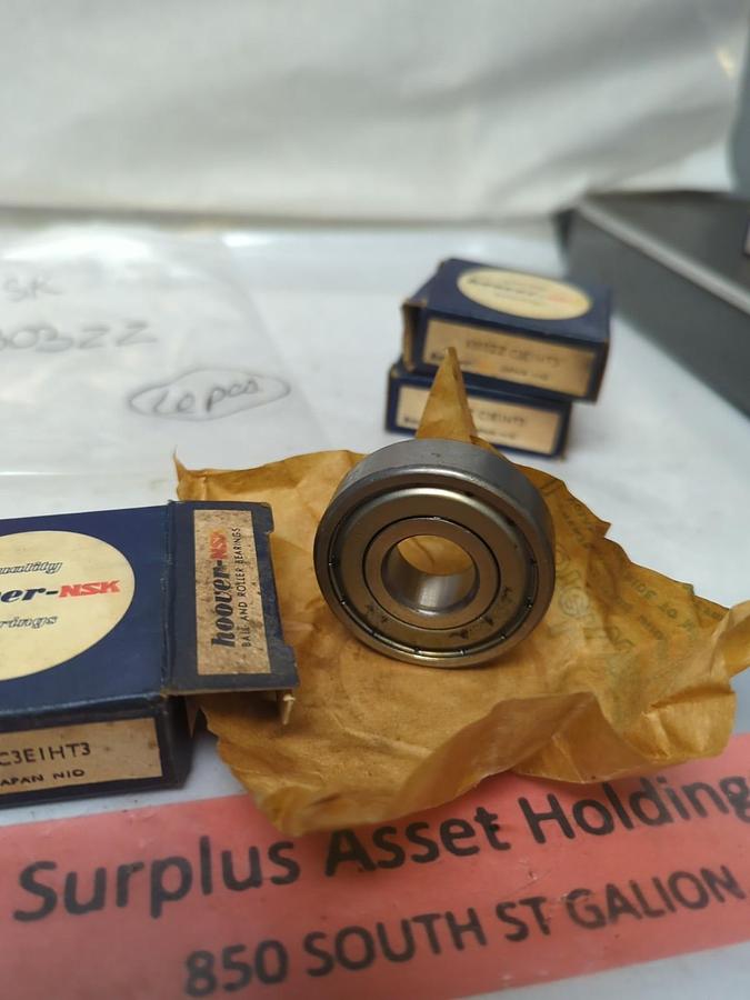 NSK,6303ZZ,DEEP GROOVE BALL BEARING DOUBLE METAL SHIELDED LOT OF 6 NOS