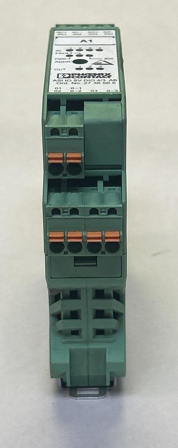 Used PHOENIX CONTACT,ASI IO SV DIO 4/3 AB,I/O MODULE