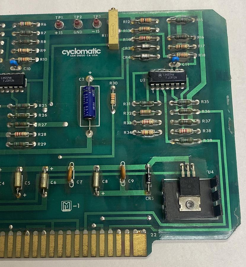 Cyclomatic,1115-1405,Rev E Circuit Board NOS