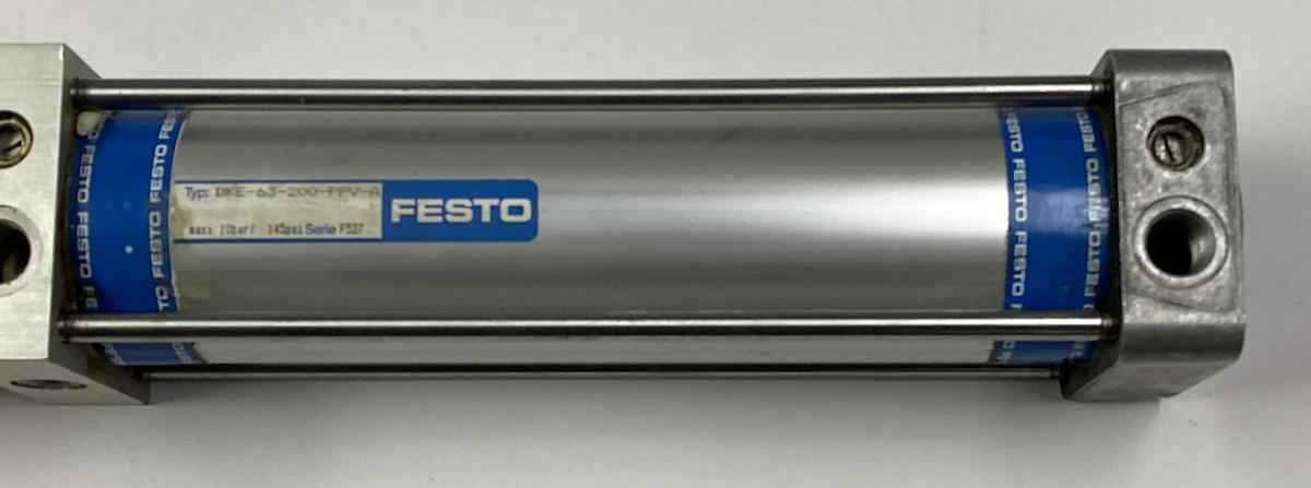 Used FESTO,DKE-63-200-PPV-A,PNEUMATIC CYLINDER