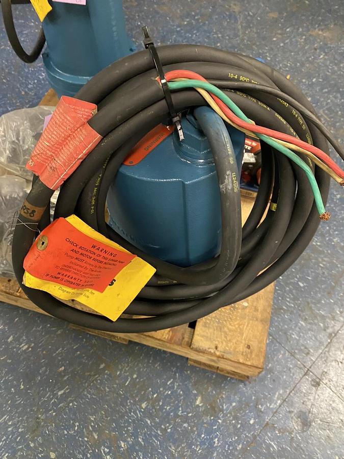 BURKS BARNES,3SE3742L,SUMP PUMP 3 INCH 3.7HP 460V 3450RPM