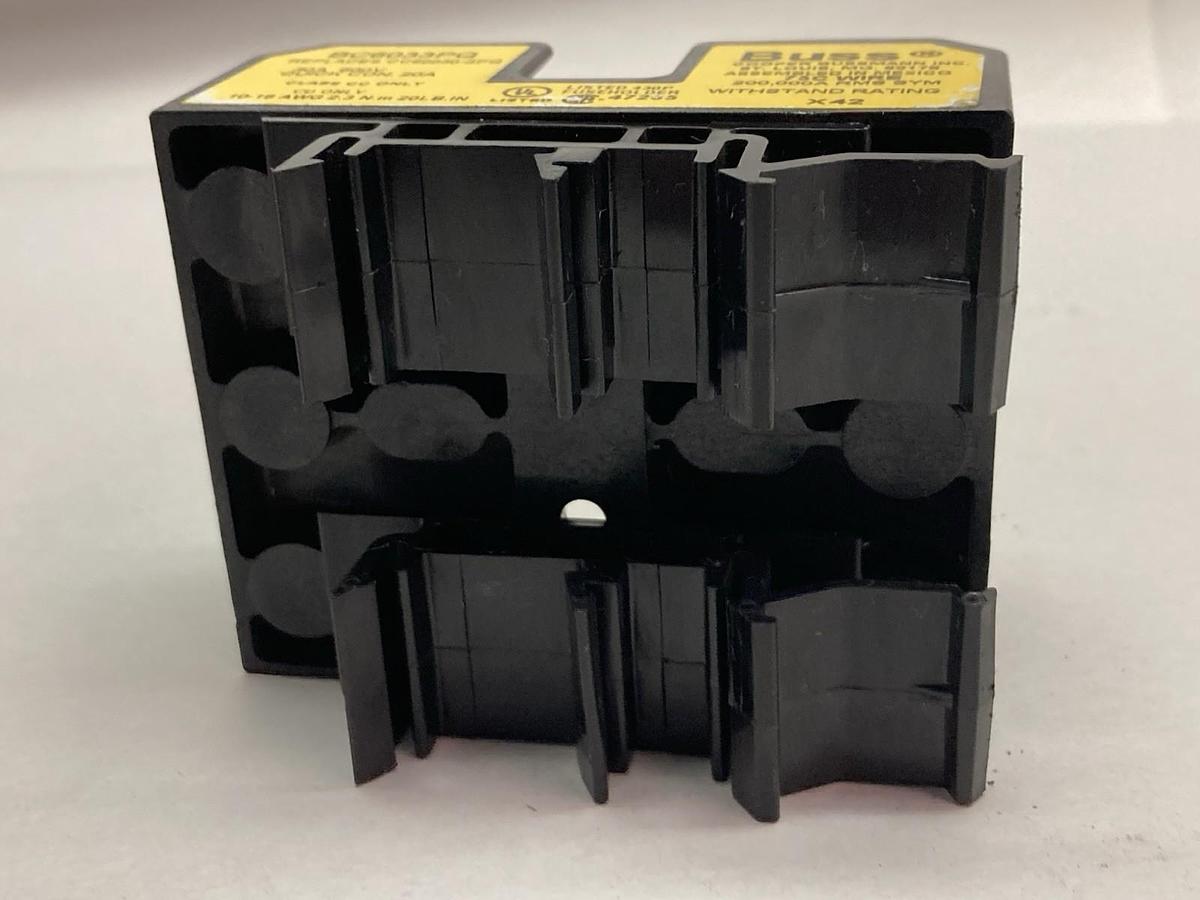 Used Buss,BC6033PQ,Fuse Holder 30A 600V