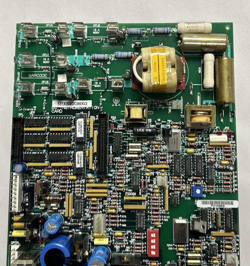 Used GENERAL ELECTRIC,531X302DCIBDG3,DC INSTRUMENTATION CARD