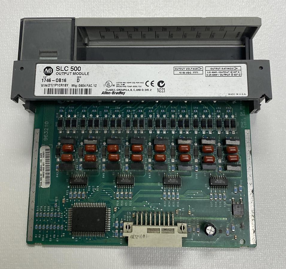 Allen Bradley,1746-0B16,Ser D Output Module NOS