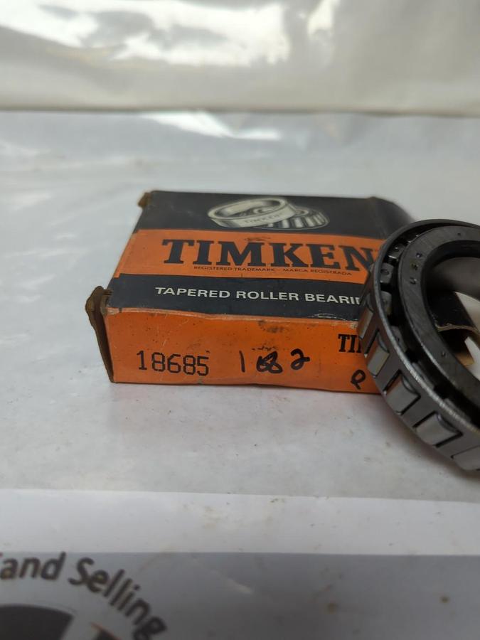 TIMKEN,18685,ROLLER BEARING CONE 1-3/4 INCH NOS