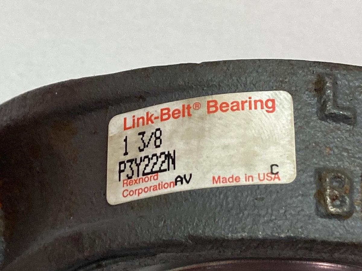 Used Link-Belt Bearings,P3Y222N,Pillow Block Bearing 1-3/8 Inch