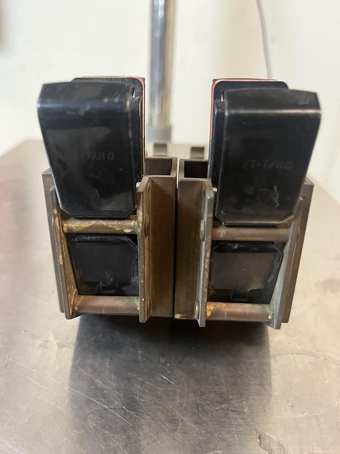 Used HELWIG CARBON,11-111731-2-701,DUAL BRUSH HOLDER 27-7/8 BRUSHES