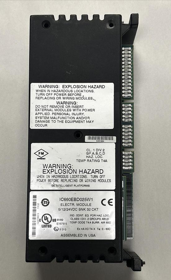 Used GE FANUC,IC660BBD025,GENIUS BLOCK I/O MODULE
