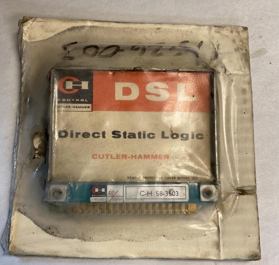 Cutler-Hammer,58-3503,Direct static Logic DLS Circuit Board NOS