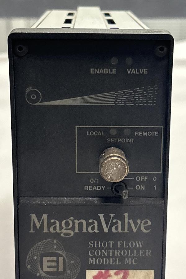Used ELECTRONICS INC,MC,SHOT FLOW CONTROLLER