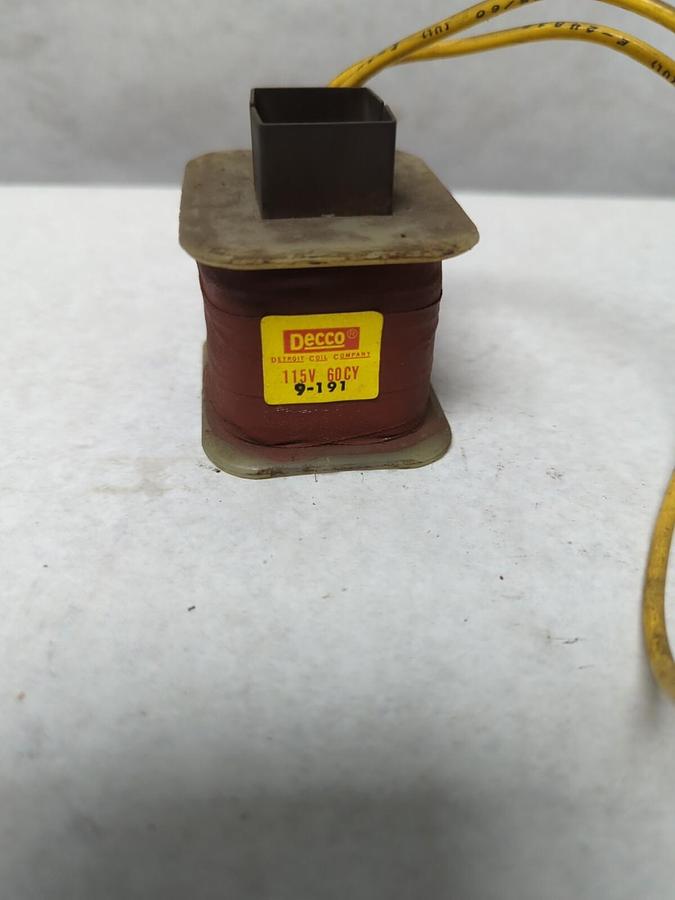 DECCO,9-191,COIL 115V 60CY NOS