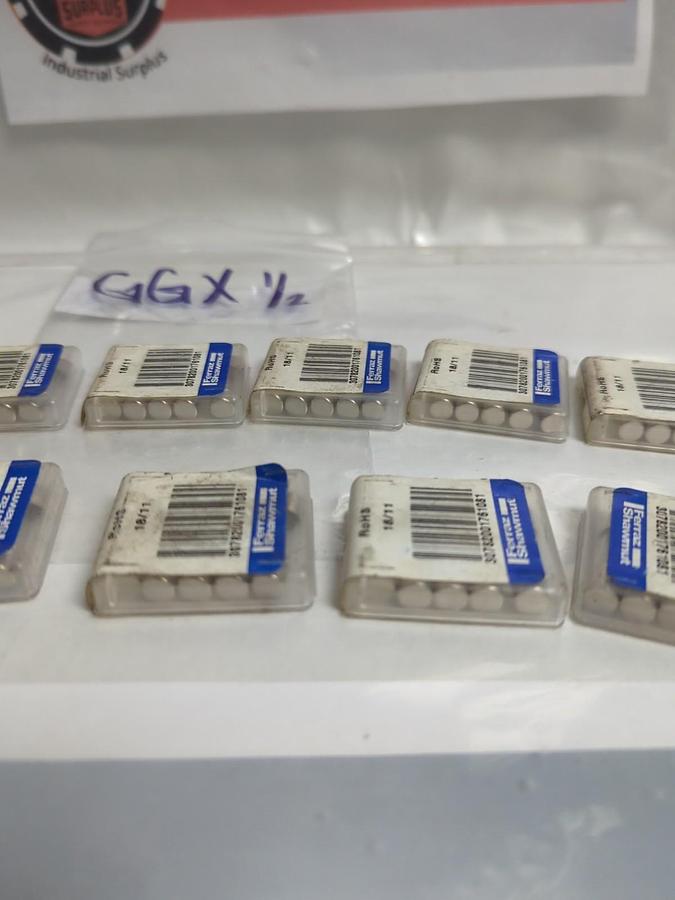 FERRAZ SHAWMUT,GGX-1/2,FAST ACTING 1/2 AMP FUSE LOT OF 45 NOS