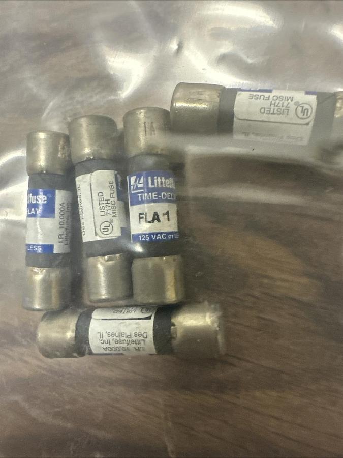 Littelfuse,FLA1,Time Delay Fuse LOT of 6