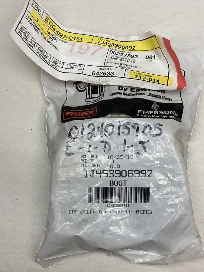 Used Fisher,1J453906992,Neoprene Boot
