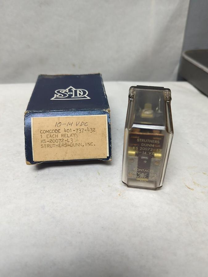 STRUTHERS-DUNN,KS-20072-L3,RELAY 10-14 VDC NOS