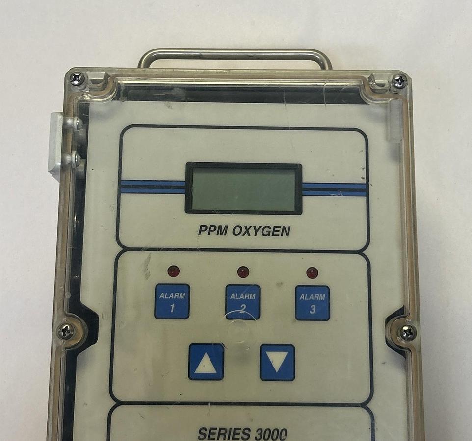 Used ALPHA OMEGA,SERIES 3000,TRACE OXYGEN ANALYZER