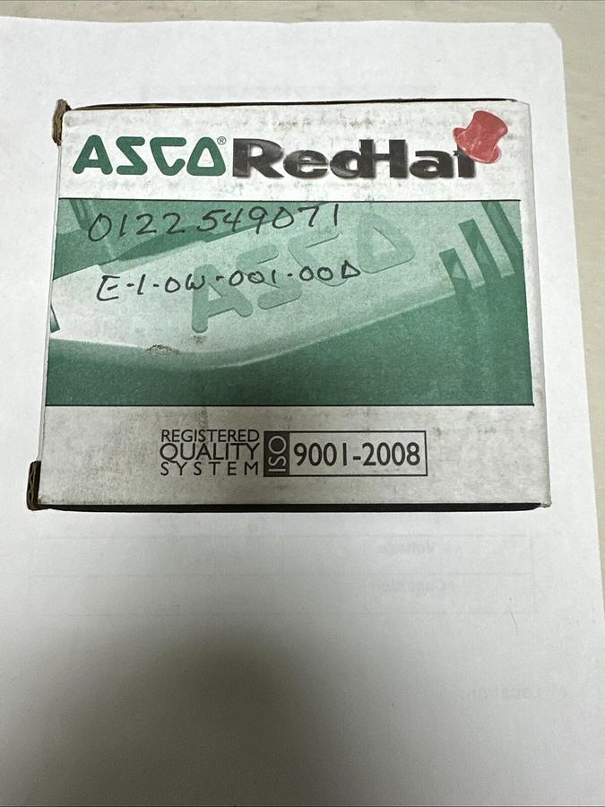 Used Asco,8320G013,Solenoid Valve 120/60 110/50