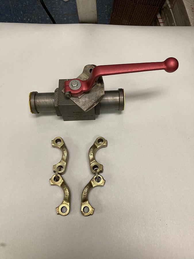 Used Hycon,KHB25-SAE-F3-1114-LD,Hydraulic Ball Valve PN 210 Bar