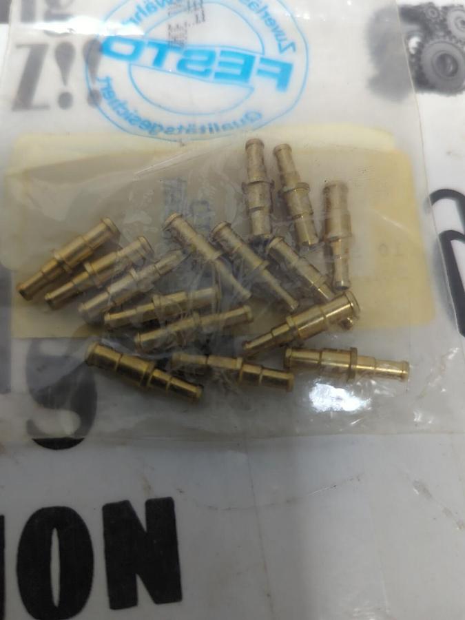 FESTO,RTU-PK-3/4 4499,STRAIGHT CONNECTORS LOT OF 15 NOS