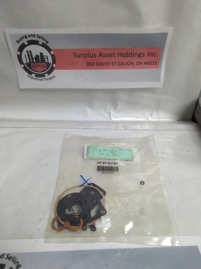 PARKER BELLOWS,B732475,1/4 INCH EV VALVE REPAIR KIT NOS