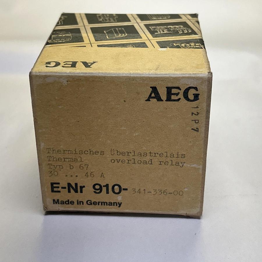 AEG,910-341-336-00,THERMAL OVERLOAD RELAY NOS