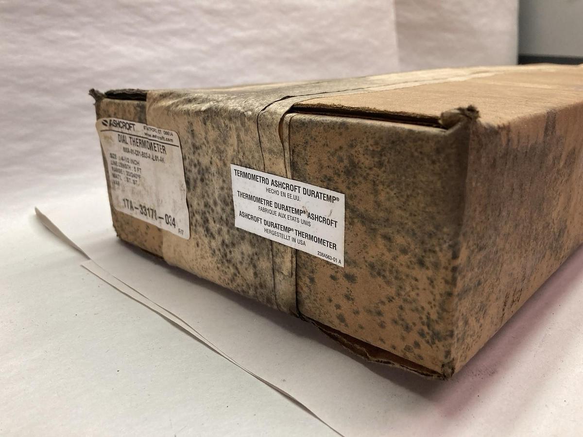 Ashcroft,1TA-33178-034,Dial Thermometer 4-1/2 Inch Line Length: 5 FT