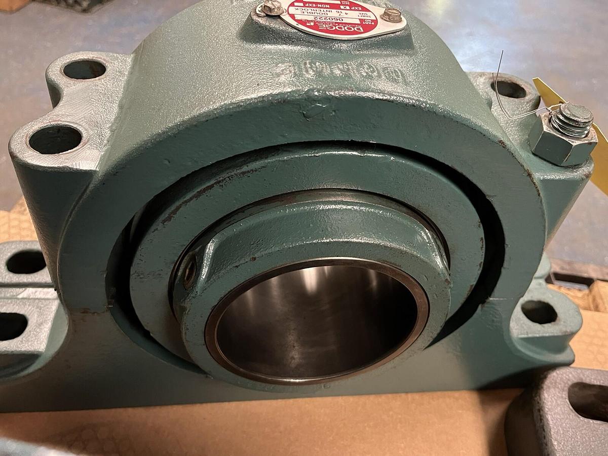 Used DODGE,060222,TYPE K/DI EXPANSION PILLOW BLOCK BEARING 4-7/16" BORE