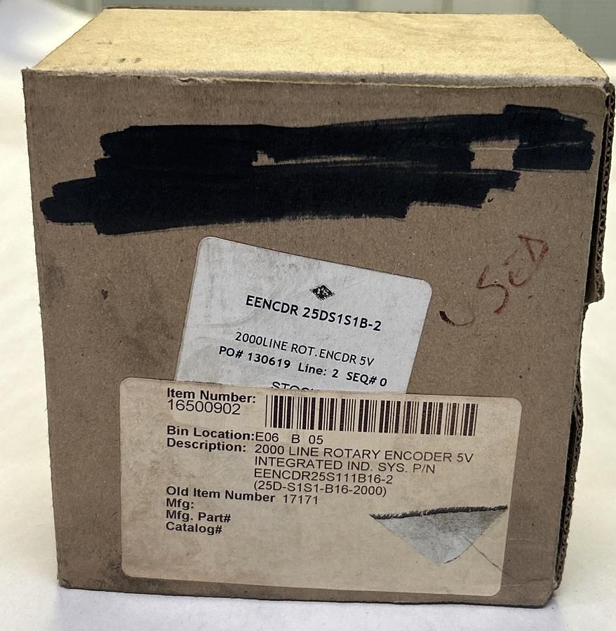 Used GSI LUMONICS,25D-S1S1-B16-2000,ROTARY ENCODER