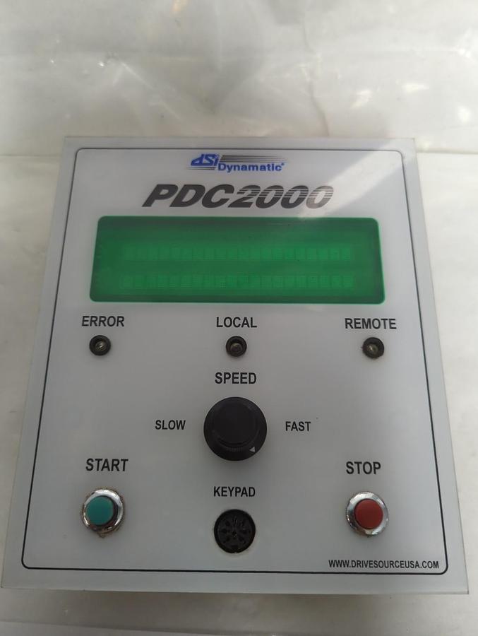 Used DYNAMATIC,15-2500-102,PDC2000 CONTROL PANEL PRE-OWNED