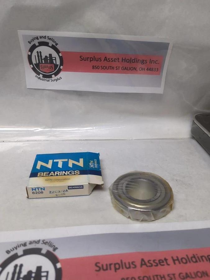 NTN,6208 ZZC3/2A,DOUBLE SHIELDED BALL BEARING NOS