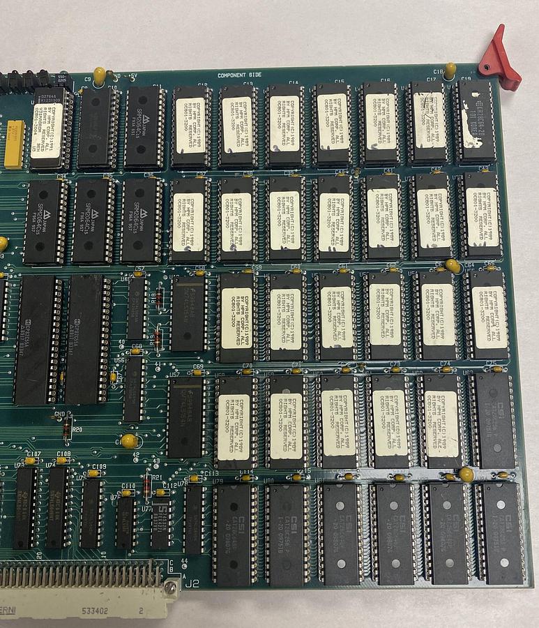 Used HPM CORP.,1D702-0003,CONTROL BOARD MASS MEMORY REFURBISHED