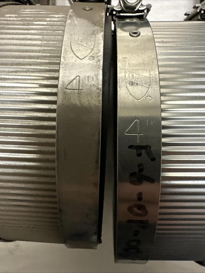 Mission,B70,4" Stainless Steel No Hub Coupling LOT of 4