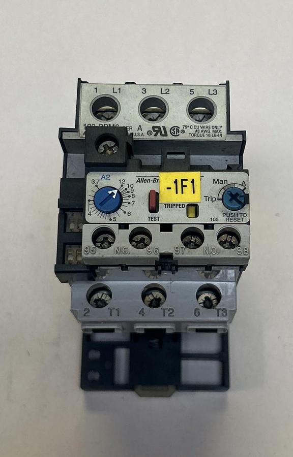 Used ALLEN BRADLEY,193-B1F1,OVERLOAD RELAY