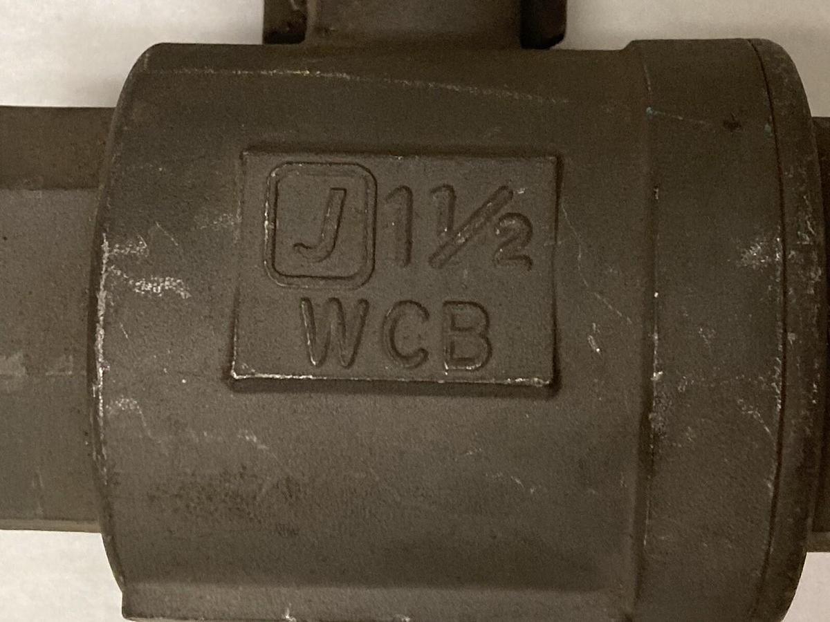 Jamesbury,1000 CWP,1-1/2 INCH WCB Valve