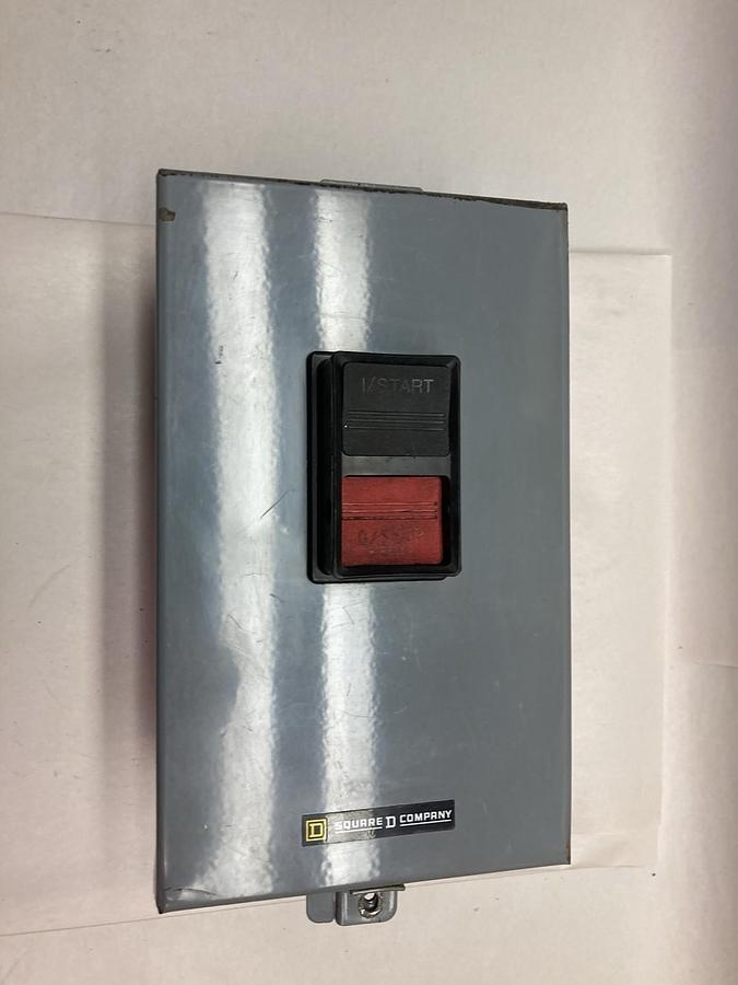 Used Square D,2510 MCA3,Manual Motor Starter 27A Thermal Protection Ser C 24N-W