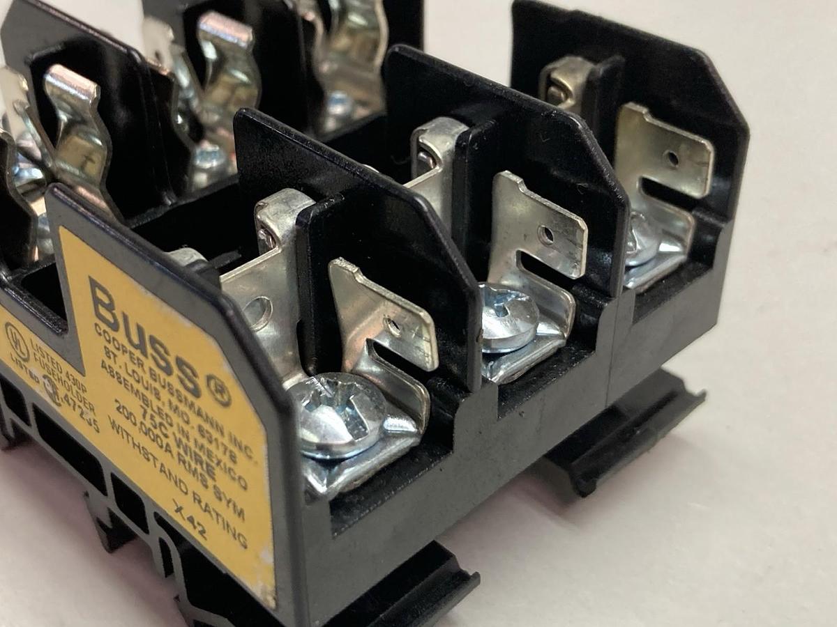 Used Buss,BC6033PQ,Fuse Holder 30A 600V
