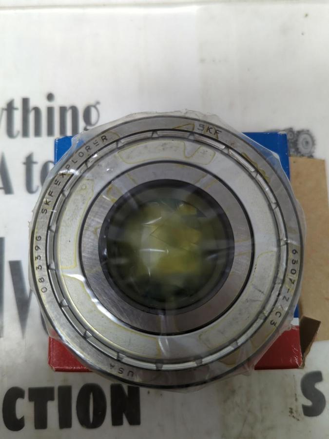 SKF,6307-ZJEM,DEEP GROOVE BALL BEARING SINGLE SHIELD NOS