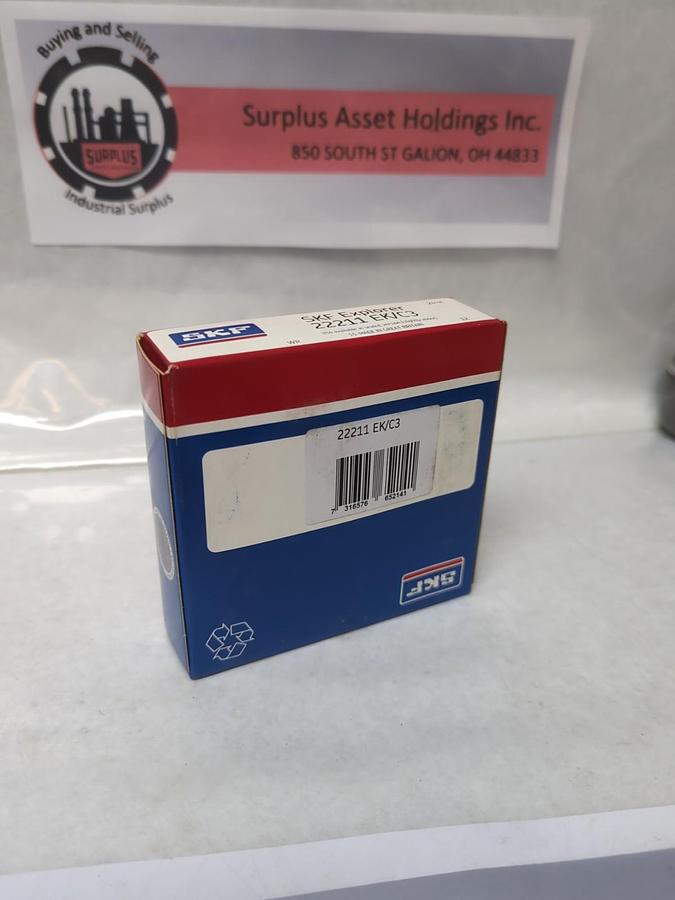 SKF,22211 EK/C3,SPHERICAL ROLLER BEARING NOS