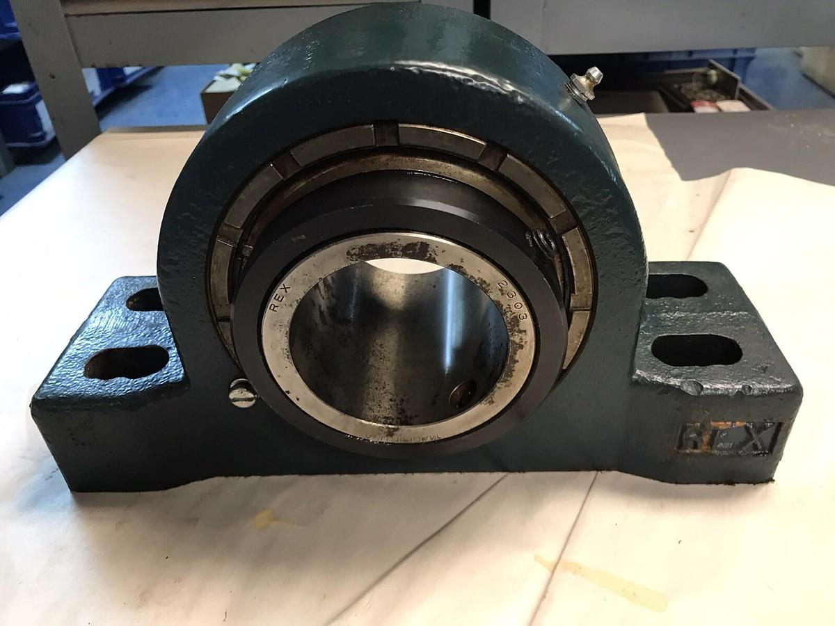 Rexnord,ZAS-2303F,Pillow Block Bearing 3-3/16 INCH Four Bolt